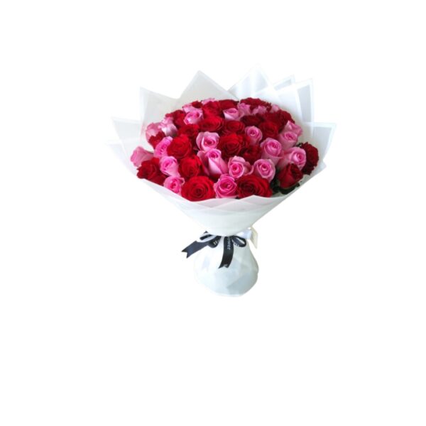 Simply Balloons Mixed Roses (1 day Delivery Period)